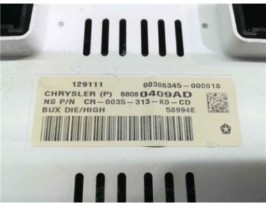 Cuadro Completo Chrysler JEEP COMPASS 2 2 CRD 