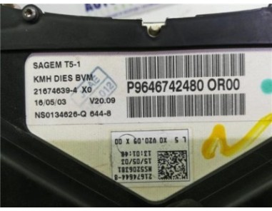 Cuadro Completo Peugeot 307 2 0 HDi 