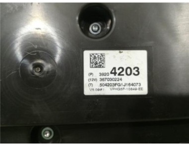 Cuadro Completo Opel CORSA E 1 4 16V CAT bivalent  Gasolina / GPL 