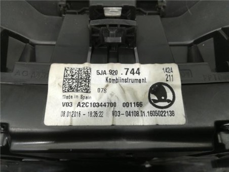 Cuadro Completo Skoda Rapid  1 6 Active [1 6 Ltr  - 85 kW TDI DPF]
