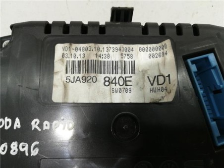 Cuadro Completo Skoda Rapid  1 6 Active [1 6 Ltr  - 77 kW TDI DPF]