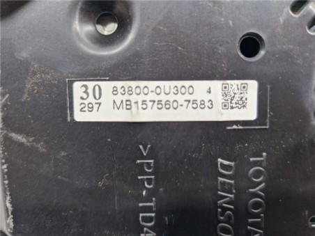 Cuadro Completo Toyota Yaris  1 3 Active [1 3 Ltr  - 73 kW 16V CAT]