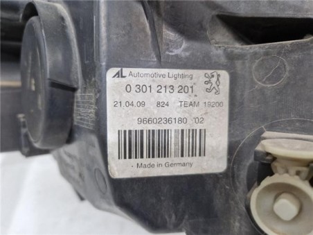 Faro Delantero Izquierdo Peugeot 407 SW  1 6 Business Line [1 6 Ltr  - 80 kW HDi FAP CAT ]