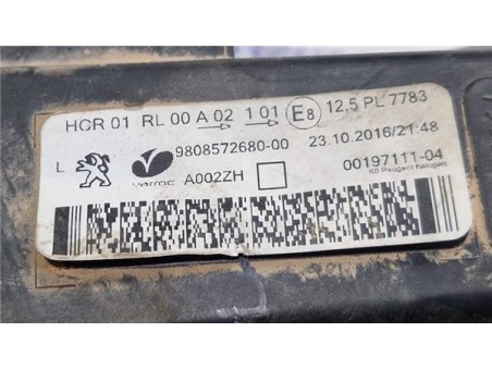 Faro Delantero Izquierdo Peugeot Expert Furgón  2 0 Pro Standard [2 0 Ltr  - 90 kW Blue-HDI FAP]