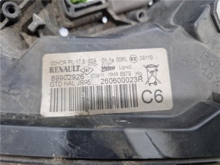 Faro Delantero Izquierdo Renault Scenic III  1 5 Business [1 5 Ltr  - 81 kW dCi Diesel FAP]