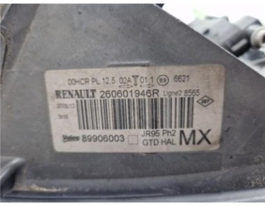 Faro Delantero Izquierdo Renault MEGANE GR Scenic 1 6 