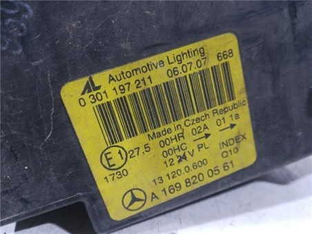 Faro Delantero Izquierdo MERCEDES CLASE A 2 0 CDI 