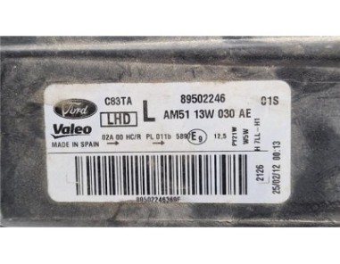 Faro Delantero Izquierdo Ford C-Max  1 6 Trend [1 6 Ltr  - 85 kW TDCi CAT]