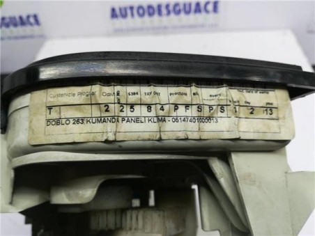 Mandos Calefaccion / Aire Acondicionado Fiat DOBLO CARGO 1 3 16V JTD 