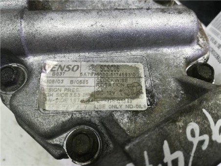 Compresor Aire Acondicionado Fiat PUNTO BERLINA 1 3 JTD 