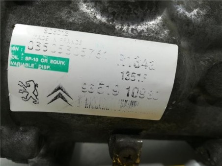 Compresor Aire Acondicionado Citroen C4 Berlina  1 6 HDi