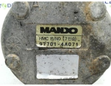 Compresor Aire Acondicionado Hyundai H-1 Furgón 2 5 TD