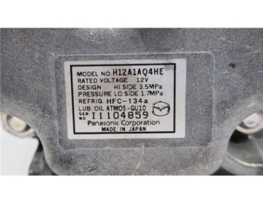 Compresor Aire Acondicionado Mazda 6 Familiar  2 2 CE 185 Luxury SW [2 2 Ltr  - 136 kW Turbodiesel CAT]