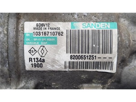 Compresor Aire Acondicionado Renault Clio III  1 5 dCi 