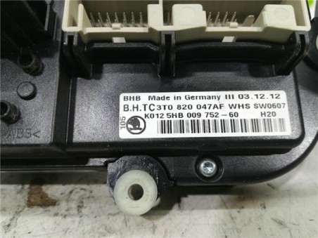 Mandos Calefaccion / Aire Acondicionado Skoda Yeti  1 2 Active [1 2 Ltr  - 81 kW TSI]