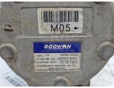 Compresor Aire Acondicionado Hyundai Tucson  2 0 CRDi