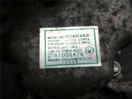 Compresor Aire Acondicionado Mazda 6 LIM  2 0 Turbodiesel 