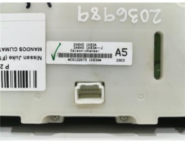 Mandos Climatizador Nissan Juke I  1 5 Acenta [1 5 Ltr  - 81 kW Turbodiesel CAT]