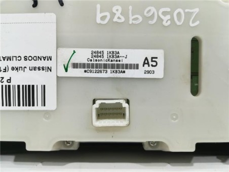 Mandos Climatizador Nissan Juke I  1 5 Acenta [1 5 Ltr  - 81 kW Turbodiesel CAT]