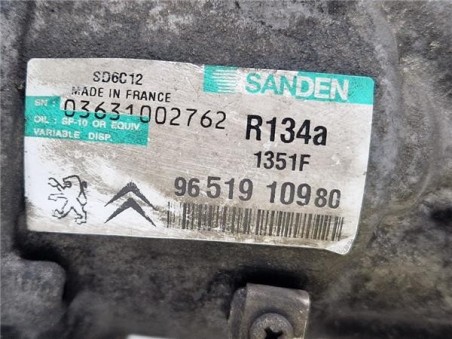 Compresor Aire Acondicionado Citroen C4 Berlina  1 6 HDi