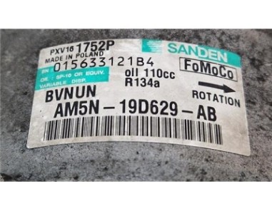 Compresor Aire Acondicionado Ford C-Max  1 6 Trend [1 6 Ltr  - 85 kW TDCi CAT]