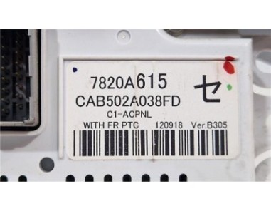 Mandos Climatizador Citroen C4 Aircross  1 6 Collection 2WD [1 6 Ltr  - 84 kW HDi FAP]