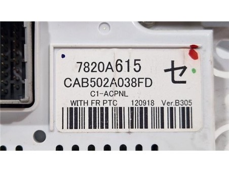 Mandos Climatizador Citroen C4 Aircross  1 6 Collection 2WD [1 6 Ltr  - 84 kW HDi FAP]