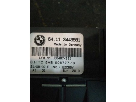 Mandos Climatizador BMW X3 2 0 Turbodiesel 