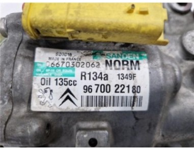 Compresor Aire Acondicionado Citroen C5 BERLINA 1 6 
