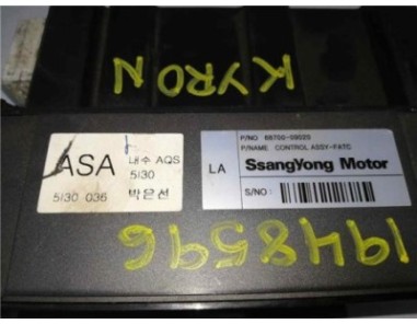 Mandos Climatizador Ssangyong KYRON 2 0 