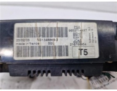 Mandos Climatizador Peugeot 307 BERLINA 1 6 HDi 