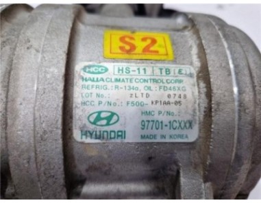 Compresor Aire Acondicionado Hyundai GETZ 1 1 12V 