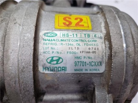 Compresor Aire Acondicionado Hyundai GETZ 1 1 12V 