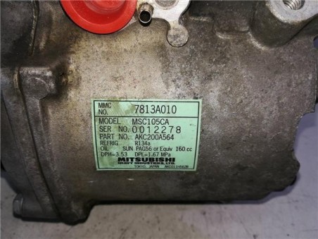 Compresor Aire Acondicionado Mitsubishi GRANDIS 2 0 DI-D 