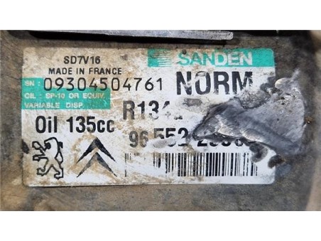 Compresor Aire Acondicionado Peugeot Expert Furgón  2 0 Furgón L1H1 [2 0 Ltr  - 88 kW HDi CAT ]