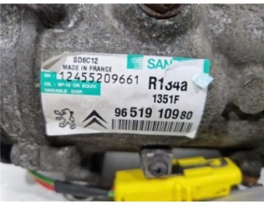 Compresor Aire Acondicionado Peugeot 307  1 6 HDi 110