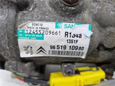 Compresor Aire Acondicionado Peugeot 307  1 6 HDi 110