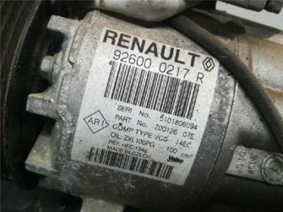 Compresor Aire Acondicionado Renault CLIO IV 0 9 TCE 
