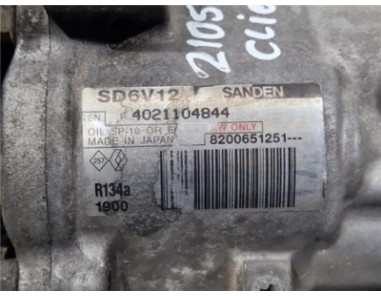 Compresor Aire Acondicionado Renault Clio III Grandtour  1 5 Authentique [1 5 Ltr  - 63 kW dCi Diesel CAT]