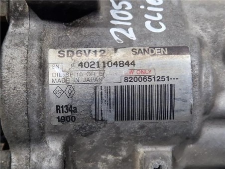 Compresor Aire Acondicionado Renault Clio III Grandtour  1 5 Authentique [1 5 Ltr  - 63 kW dCi Diesel CAT]