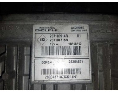 Centralita Renault MEGANE III BERLINA 5 P 1 5 dCi D FAP 