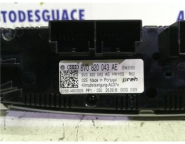 Mandos Climatizador Audi A3 SEDÁN 1 6 TDI 