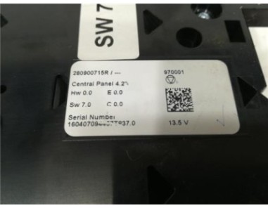 Mandos Climatizador Renault MEGANE IV BERLINA 5P 1 2 TCE Energy 