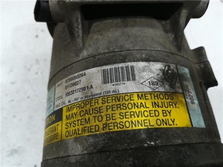 Compresor Aire Acondicionado Renault Megane II Classic Berlina  1 9 Confort Authentique [1 9 Ltr  - 88 kW dCi Diesel]