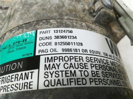 Compresor Aire Acondicionado Opel ASTRA GTC 1 6 16V 