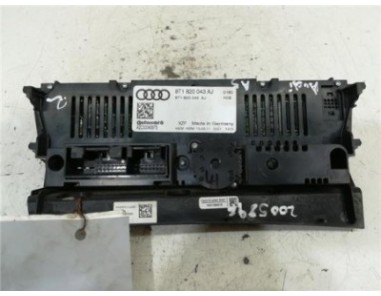 Mandos Climatizador Audi A5 Coupe  2 0 TDI [2 0 Ltr  - 125 kW 16V TDI]