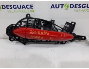 Maneta Exterior Trasera Izquierda Opel Astra K Berlina 5p  1 6 Dynamic Start/Stop [1 6 Ltr  - 118 kW Biturbo CDTI DPF]