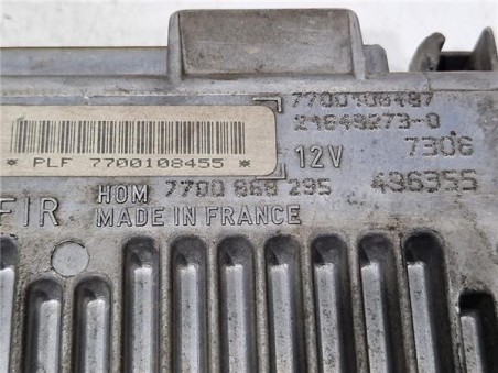 Centralita Renault CLIO I FASE I+II 1 2 