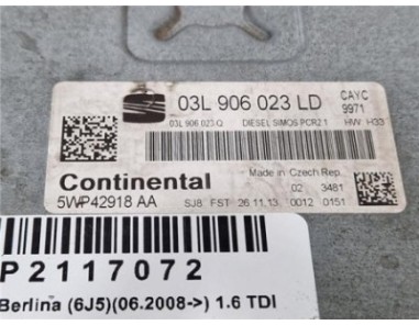 Centralita Seat Ibiza Berlina  1 6 TDI