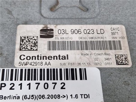 Centralita Seat Ibiza Berlina  1 6 TDI